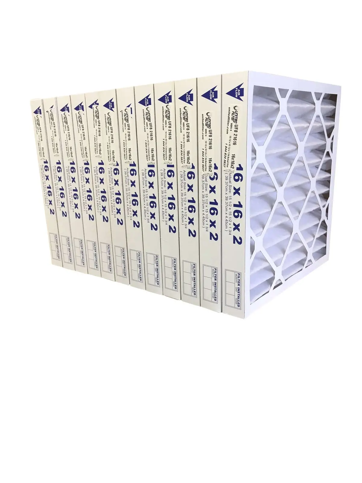 16X16x2 Merv 8 - 12 Pack 1