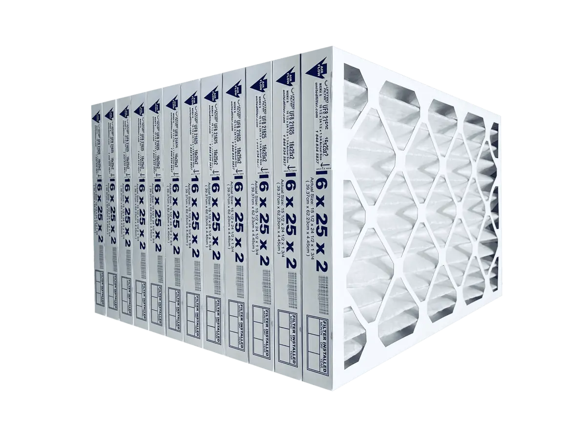 16X25x2 Merv 8 - 12 Pack 1