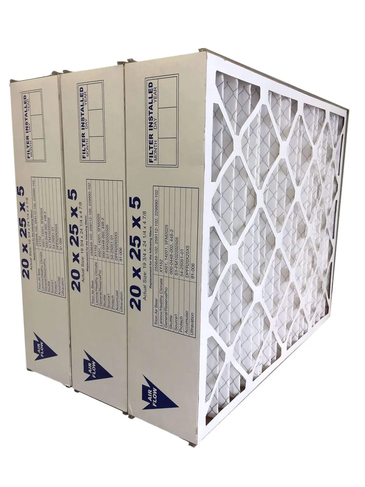 20X25x5 Merv 11 Case Of 3 1