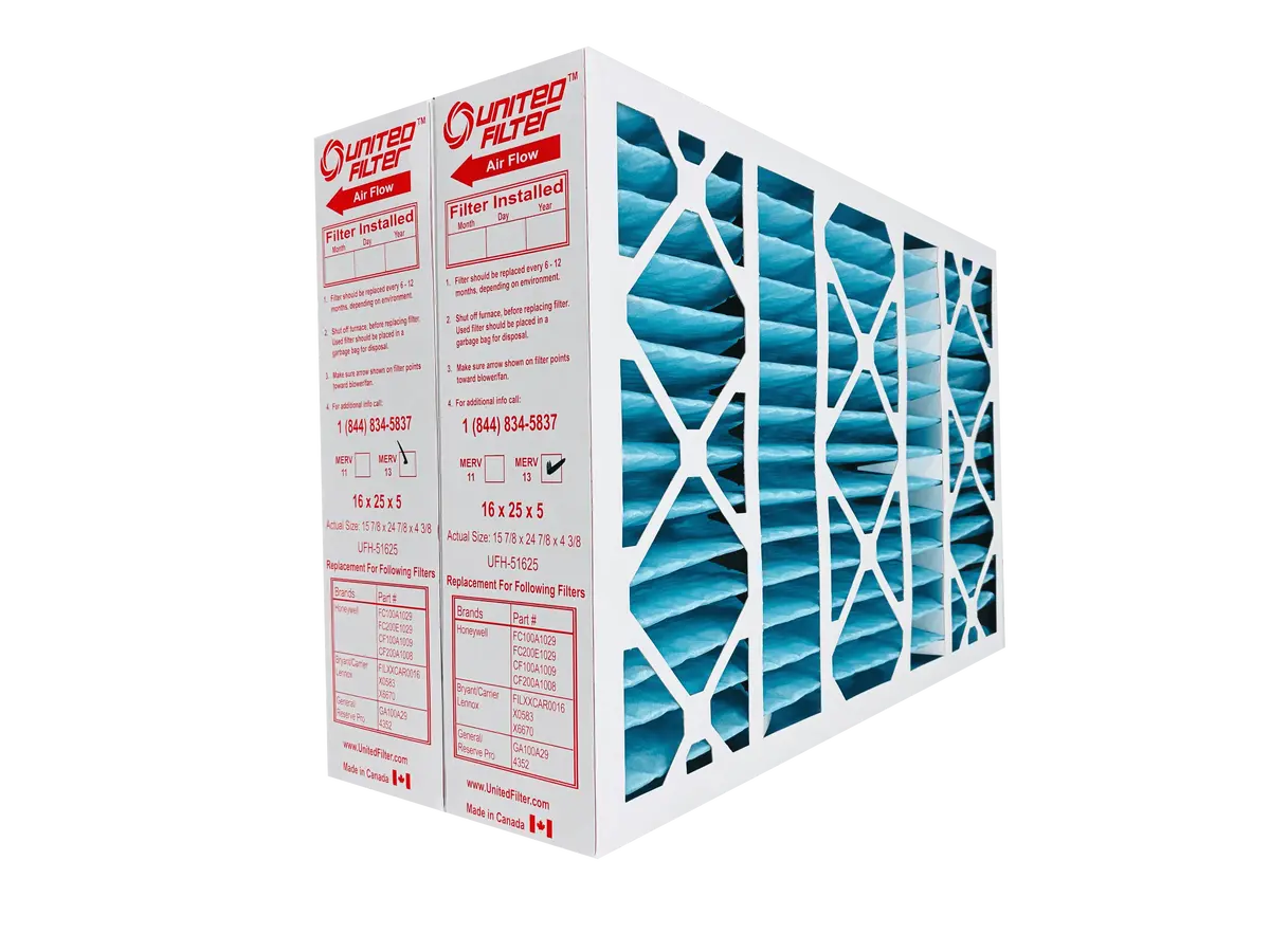 Honeywell 16X25x5 Merv 13 - Case Of 2 1