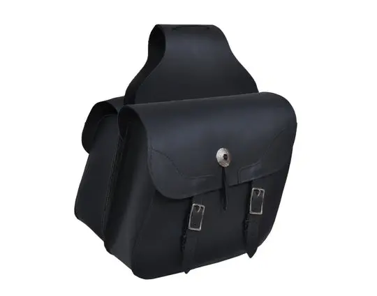Saddle Bag With Concho Black 1