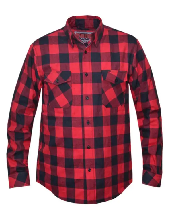 Men's Flannel Red / Black 1