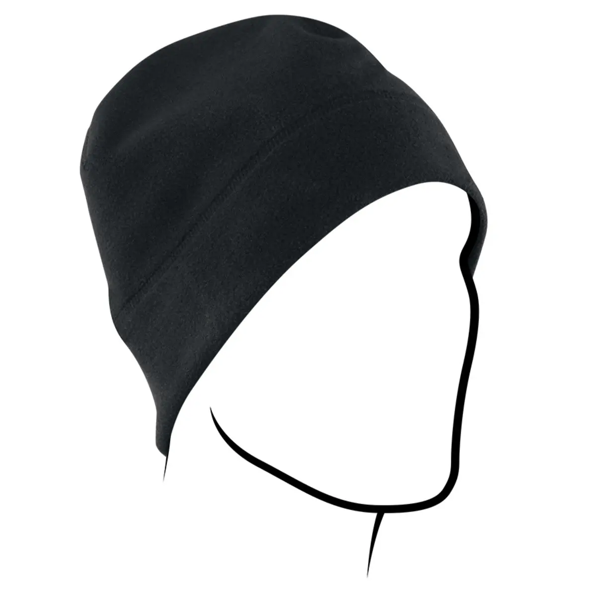Beanie Windproof Black 1