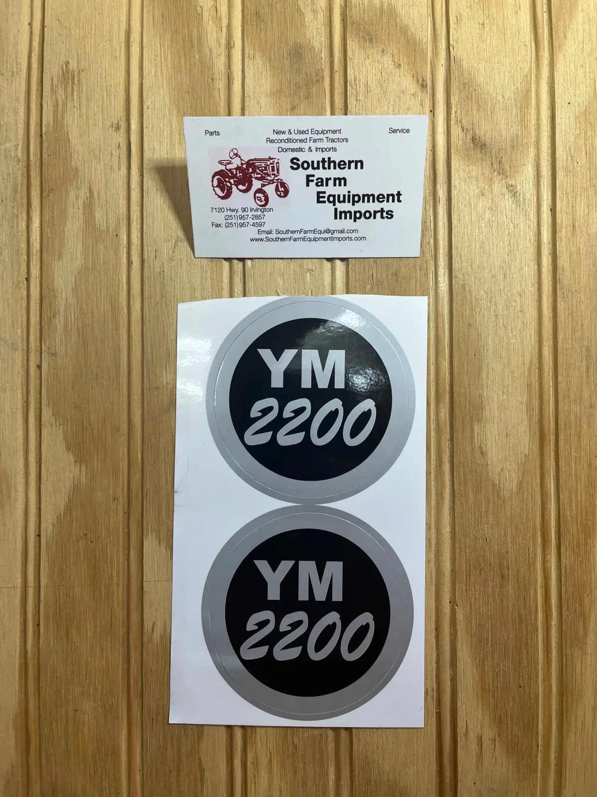 Sfhbd-2200 Hood Badge Decal Set 1