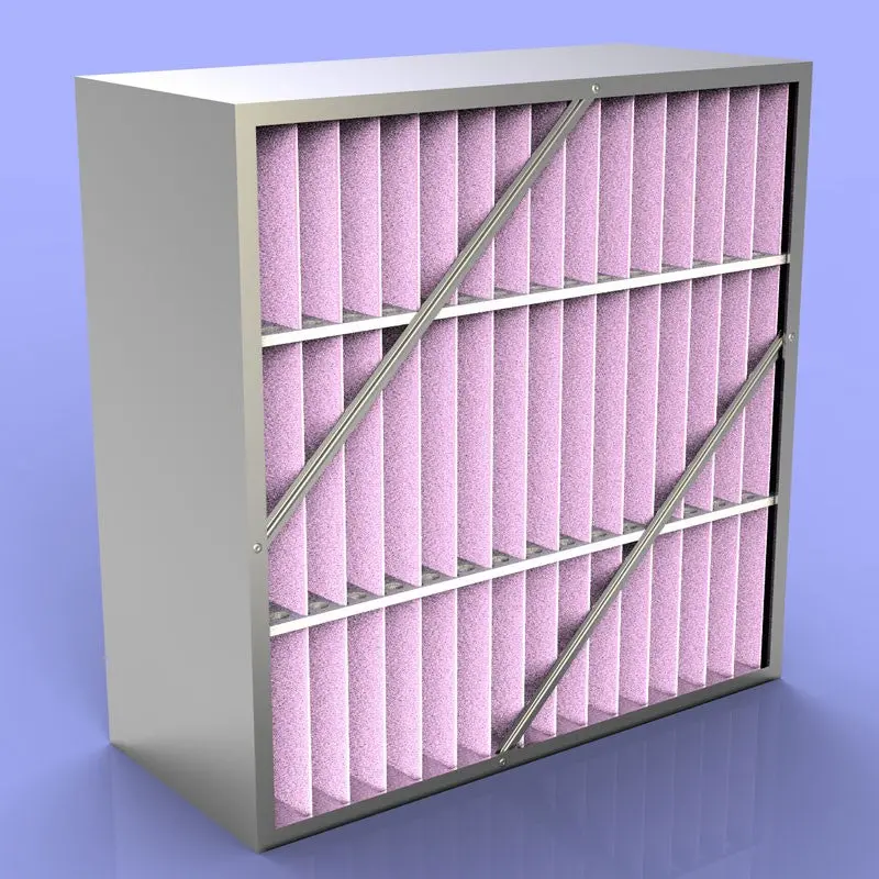 20X20x6 High Efficiency Rigid Cell Filter Fiberglass M11 (Sold In Quantities Of 2) 1