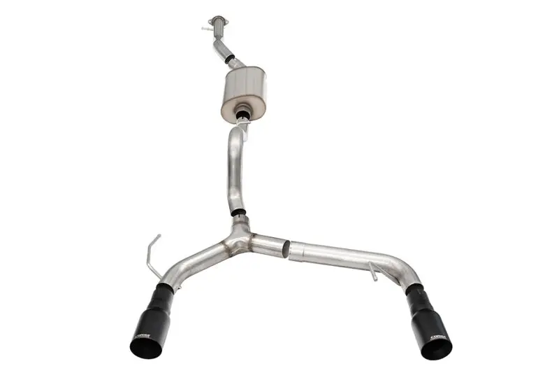 Corsa 2.75In Cat-Back Dual Rear Exhaust W/ 4In Straight -2021+ Ford Bronco 2.3L 4-Door-Cut Black Tips - Cor21206bpc 1