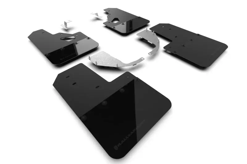 Rally Armor Blk Mud Flap W/Met. Blk Logo -2021+ Ford Bronco- Ralmf85-Rr-St-Mbk 1