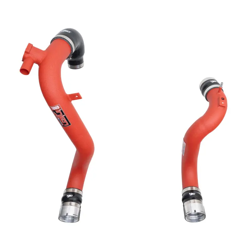 Injen L4-2.3L Turbo Ecoboost Ses Intercooler Pipes Wrinkle Red - 2021+ Ford Bronco - Injses9300icpwr 1