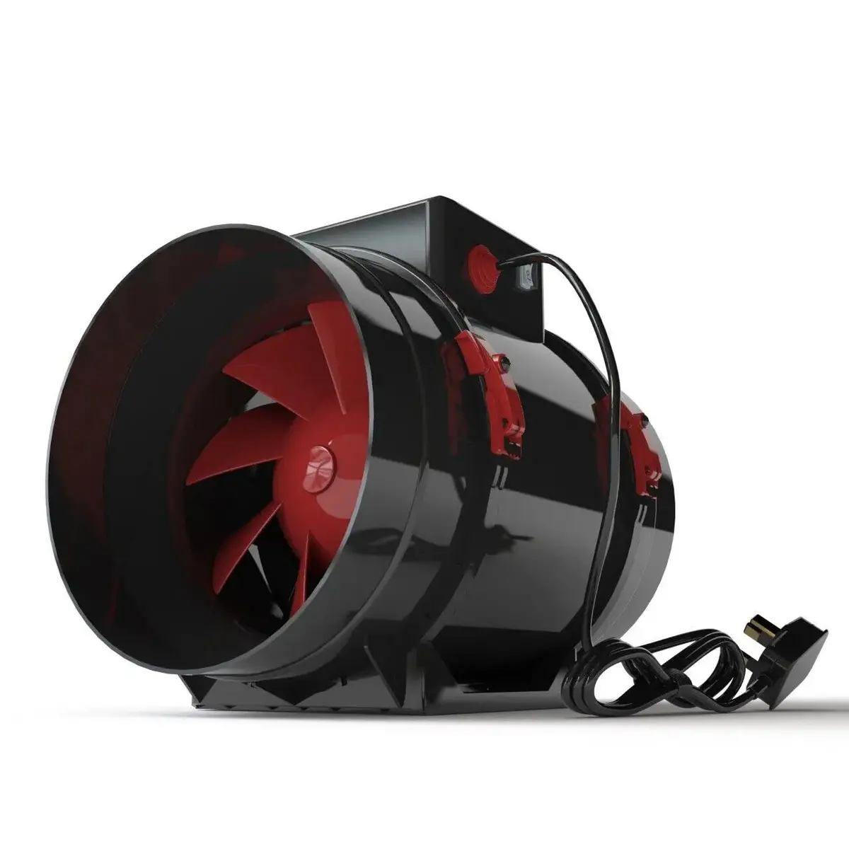 Black Orchid Hybrid Flo Twin Speed Extraction Fan – Quiet High Pressure Grow Room Fan (4", 5", 6") 1