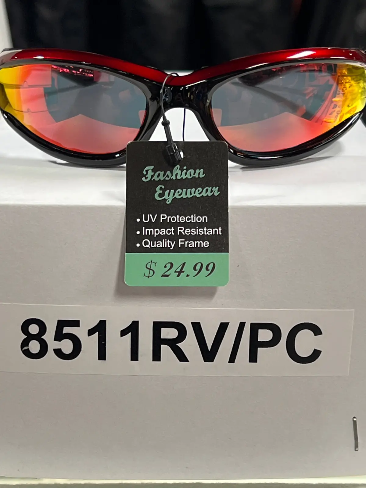 Lava Glasses Red Lens And Frame 1