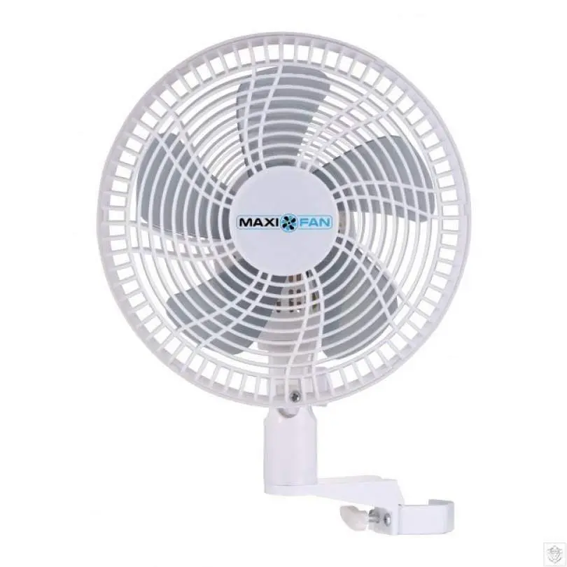 Maxifan Oscillating Clip Fan | 20Cm - 2 Speed 1