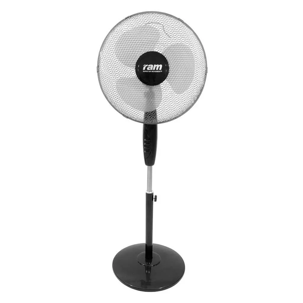 Ram 16" Solid Base Pedestal Fan 1