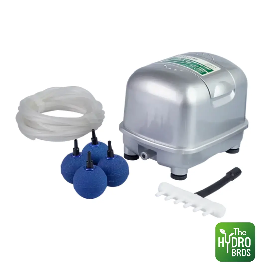 Hailea Silent Air Pump Kit With Golf Ball Air Stones 1