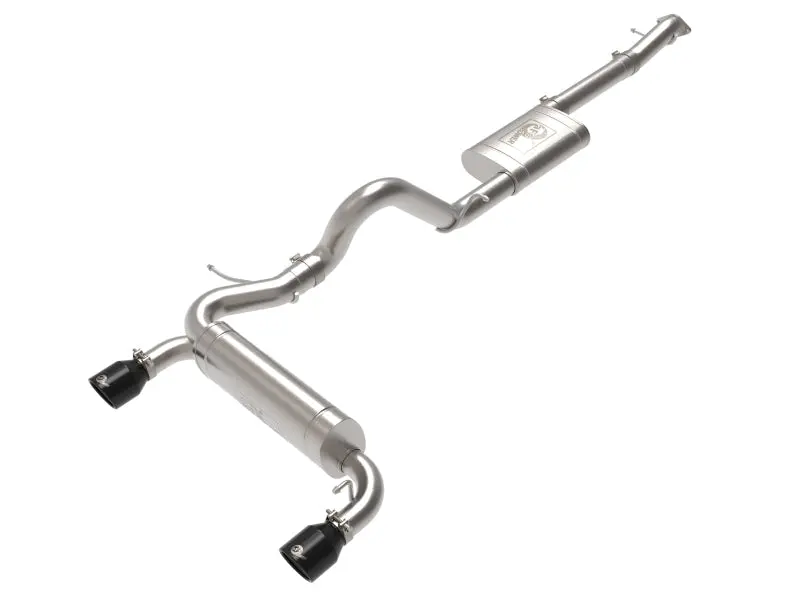 Afe Vulcan 3In 304 Ss Cat-Back Exhaust - 2021+ Ford Bronco L4-2.3L (T)/V6-2.7L (Tt) W/ Black Tips- Afe49-33138-B 1