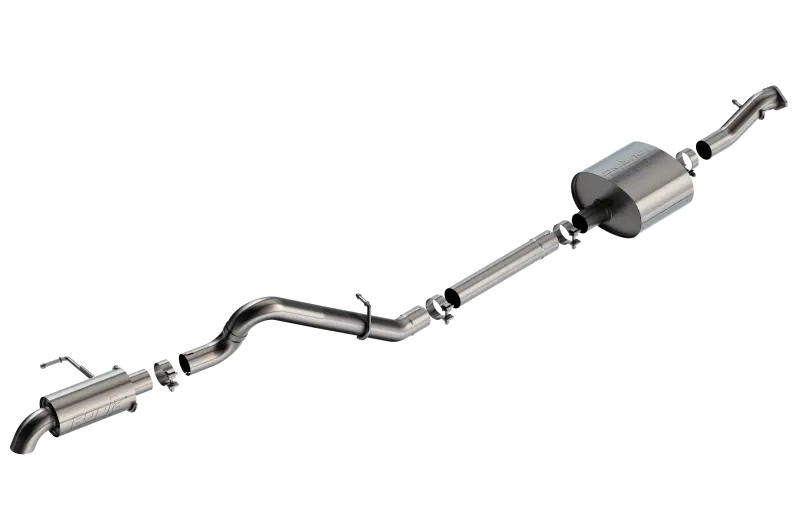 Borla 2Dr/4Dr T-304 Stainless Steel Cat-Back Touring Exhaust -2021+ Ford Bronco 2.7L - Brushed -Bor140901 1