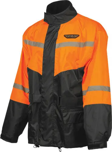 Fly 2-Piece Rain Suit Black / Orange 1
