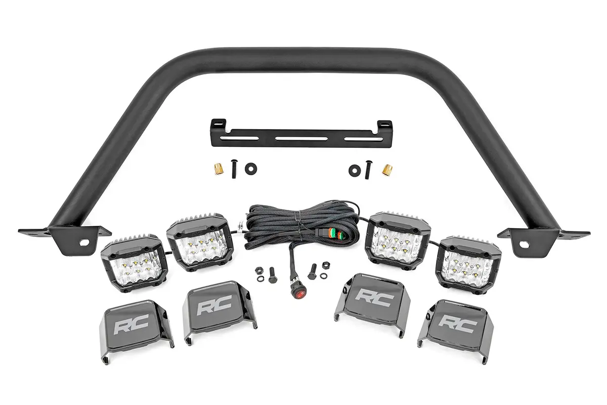 Safari Bar | 3" Osram (Quad) | Wide | Oe Modular Steel | Ford Bronco 2021+ 1