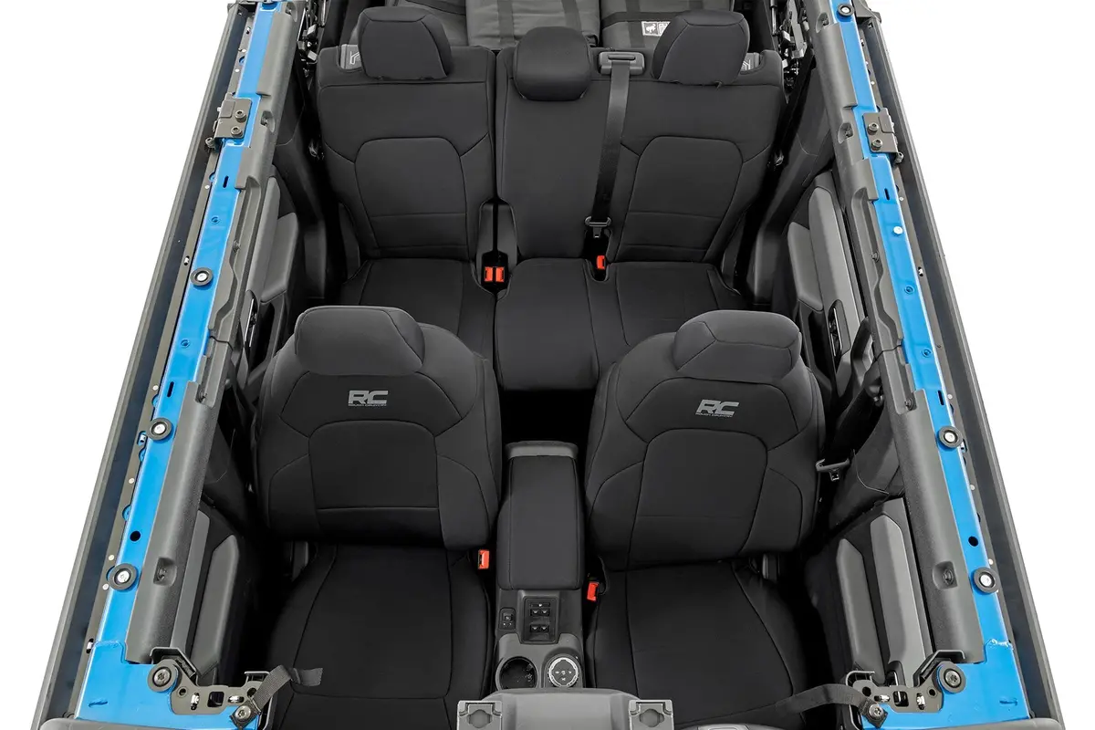 Rough Country Front And Rear Seat Covers - 2021+ Ford Bronco - 91059 1