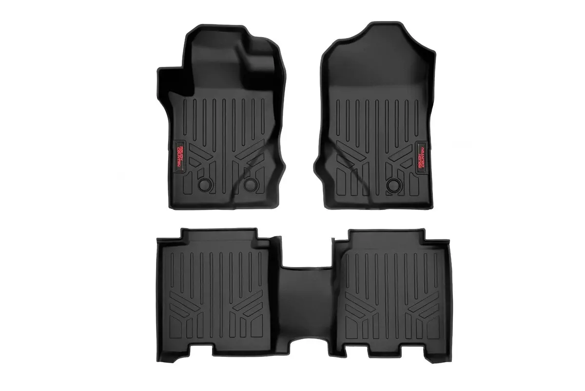 Rough Country Floor Mats | Front & Rear | 2021+ Ford Bronco (4 Door)  - M-51602 1