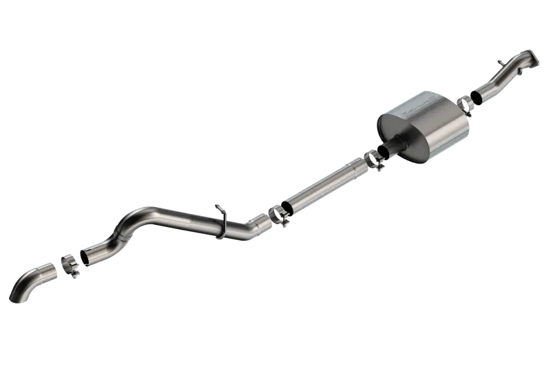 Borla 2Dr/4Dr T-304 Stainless Steel Cat-Back S-Type Exhaust - 2021+ Ford Bronco 2.7L - Brushed -Bor140902 1