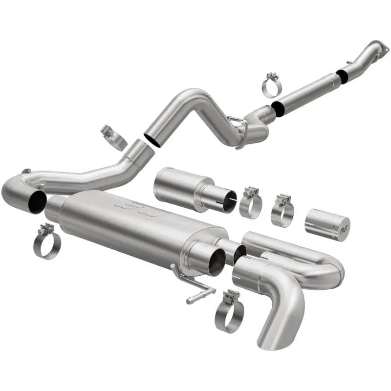 Magnaflow Overland Series Cat-Back Exhaust W/ Single Straight Driver Exit- No Tip -2021+ Ford Bronco- Mag19559 1