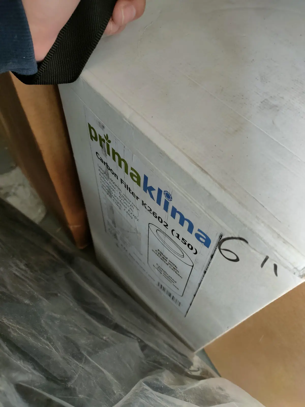 Prima Klima Eco Carbon Filter 6" 150Mm/400Mm (620M³/H) 1