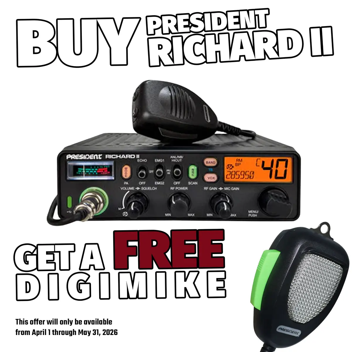 President Richard Ii 10-Meter Ham Radio 1