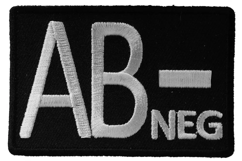 Blood Id Patch - Ab Negataive 1