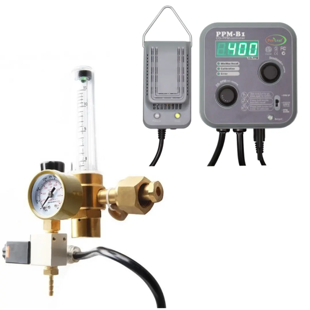 Pro-Leaf Co2 Sensor Controller & Regulator Bundle 1