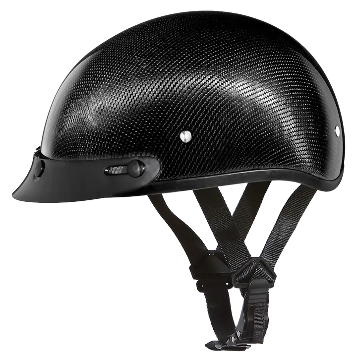 Daytona 3K Carbon Fiber Half Shell With Peak 1