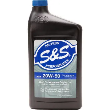 S&S Cycle Synthetic Oil 20W-50 1