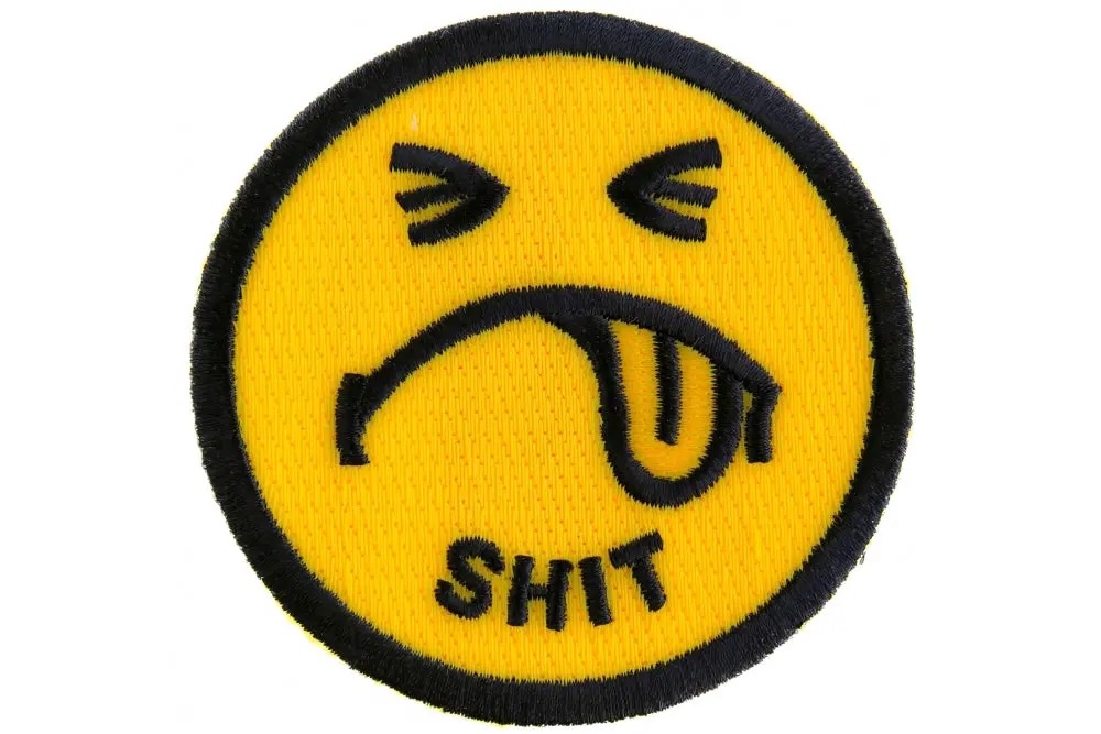 Sh!T Smily Face Patch 1