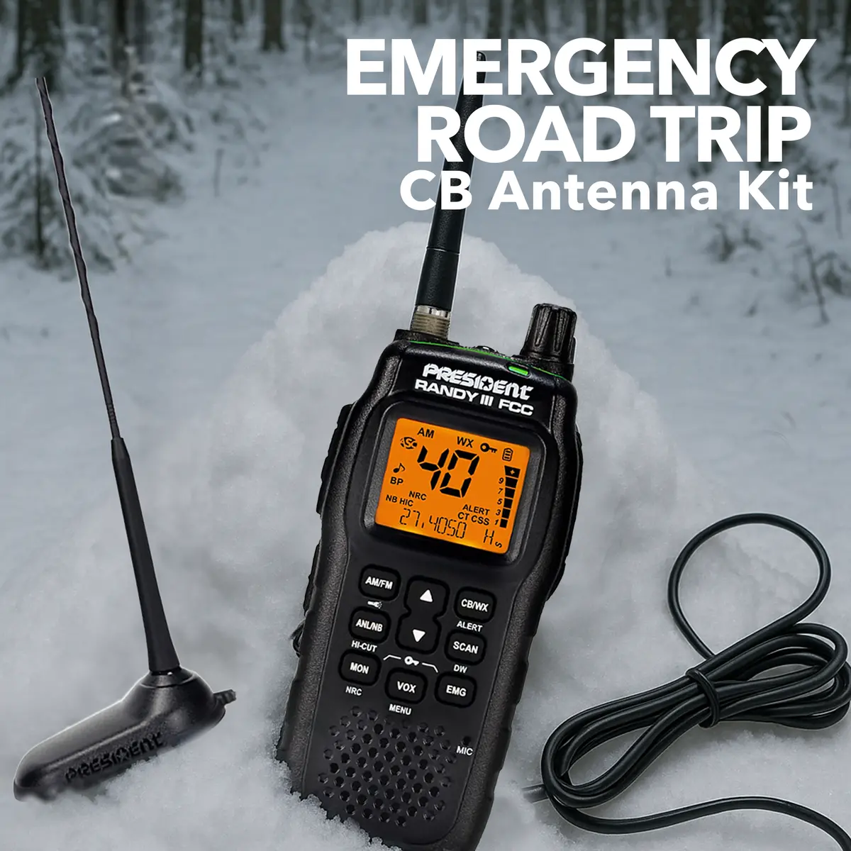 Emergency Road Trip Cb Radio Package 1