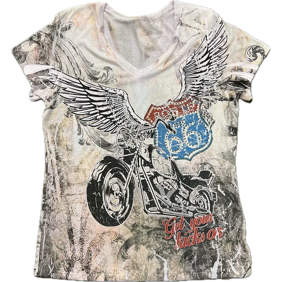 Ladies Biker Wings Shirt 1