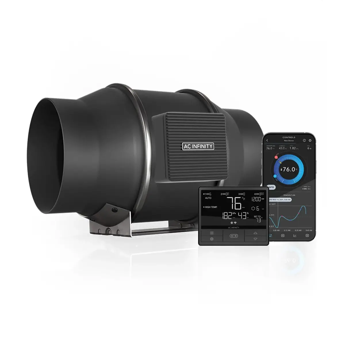 Ac Infinity Cloudline Pro T6 Fan & 69 Pro Controller Combo (Ai-Clt6) 1