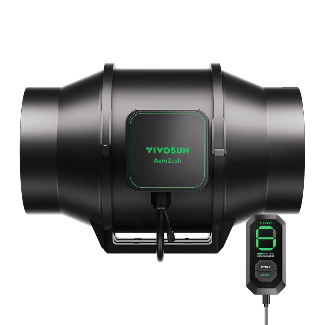 Vivosun Aerozesh S-Series Ec Inline Fan – Programmable Grow Tent Ventilation 1