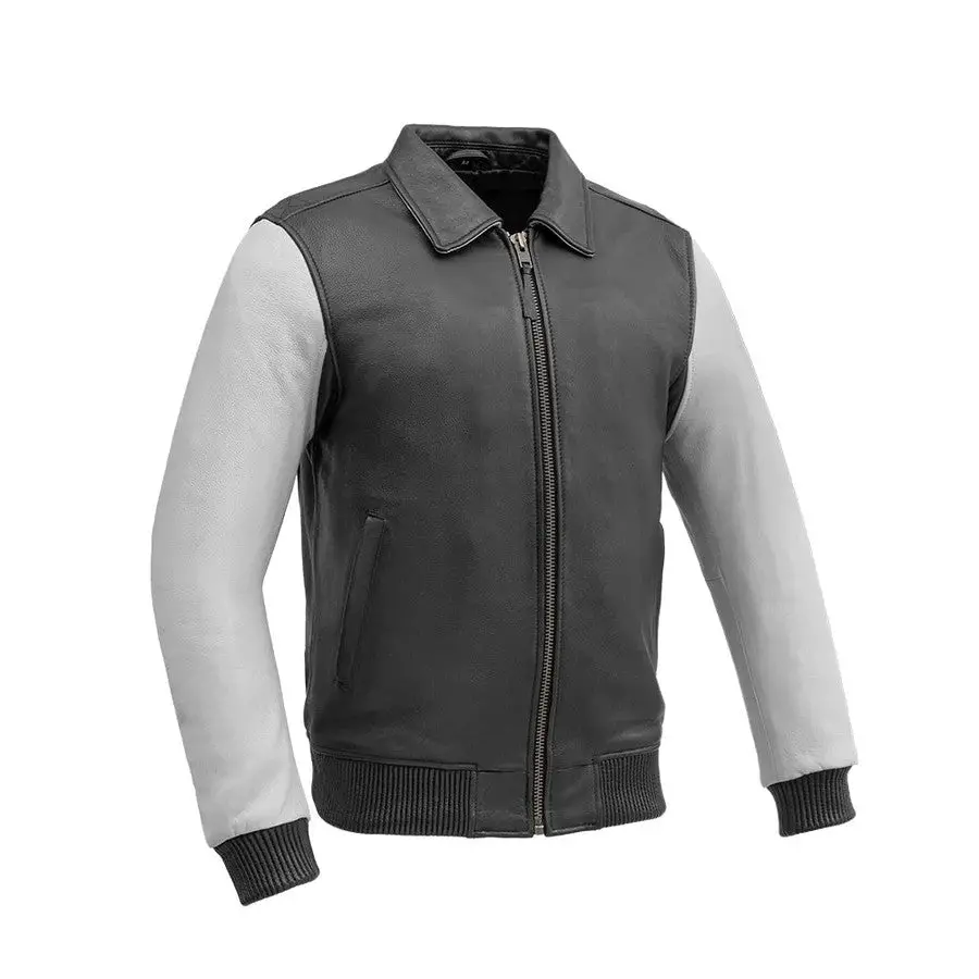 Moto Bomber Two Tone Jacket 1