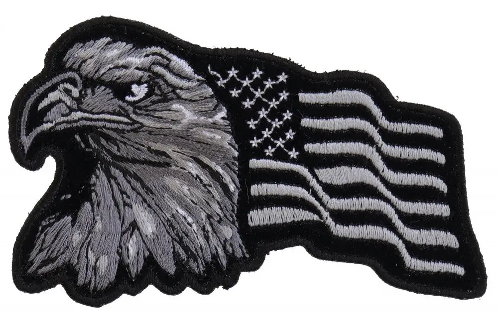Eagle With Waving Flag Patch 1