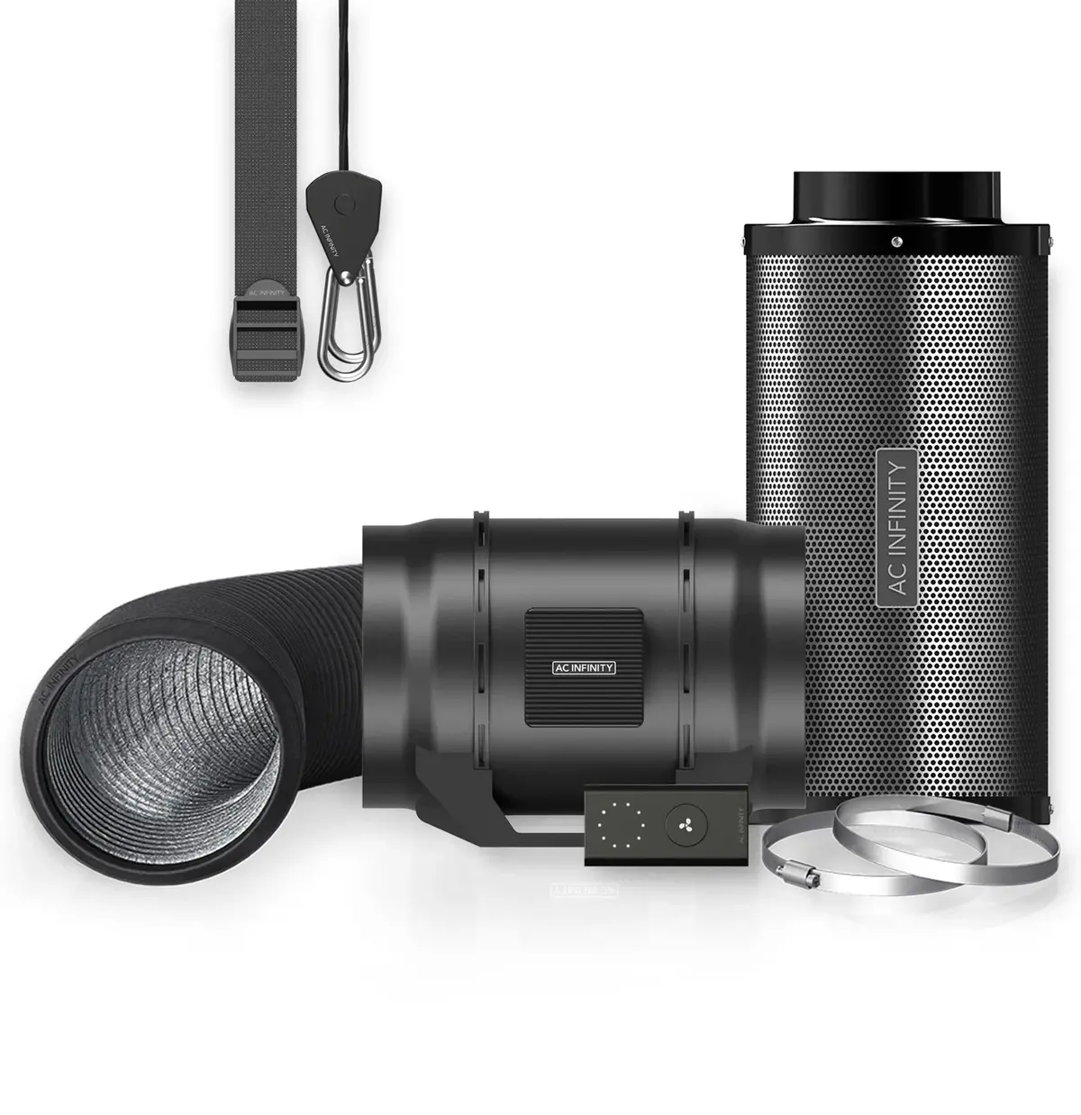 Ac Infinity Fan And Filter Extraction Kit (No Uis Controller Included) 1