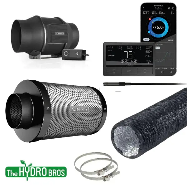 Ac Infinity 4 Inch Grow Combo | Extraction Filtration Kit 4