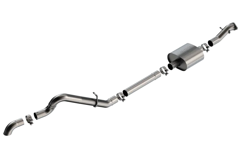 Borla 2Dr/4Dr T-304 Stainless Steel Cat-Back Touring Exhaust -2021+ Ford Bronco 2.3L - Brushed - Bor140897 1