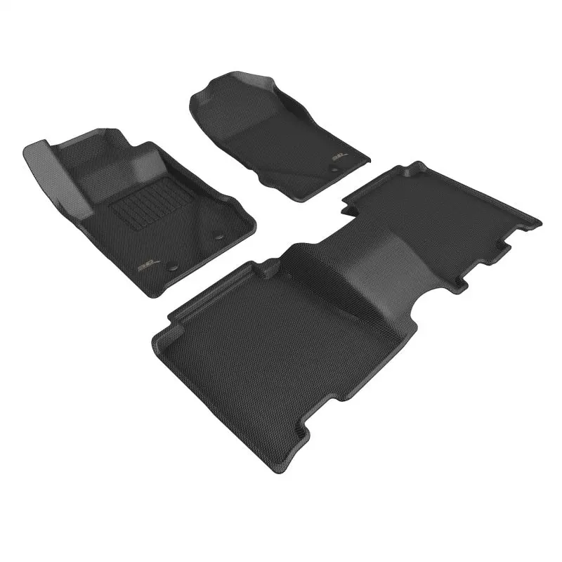 3D Maxpider Kagu Floor Mat 1St/2Nd Row - 21-24 Ford Bronco - Black - Acel1fr14901509 1