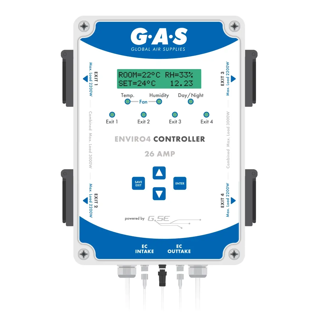Gas Enviro Controller V4 26Amp Environment Humidity Temperature Ac Ec Fan Control 1