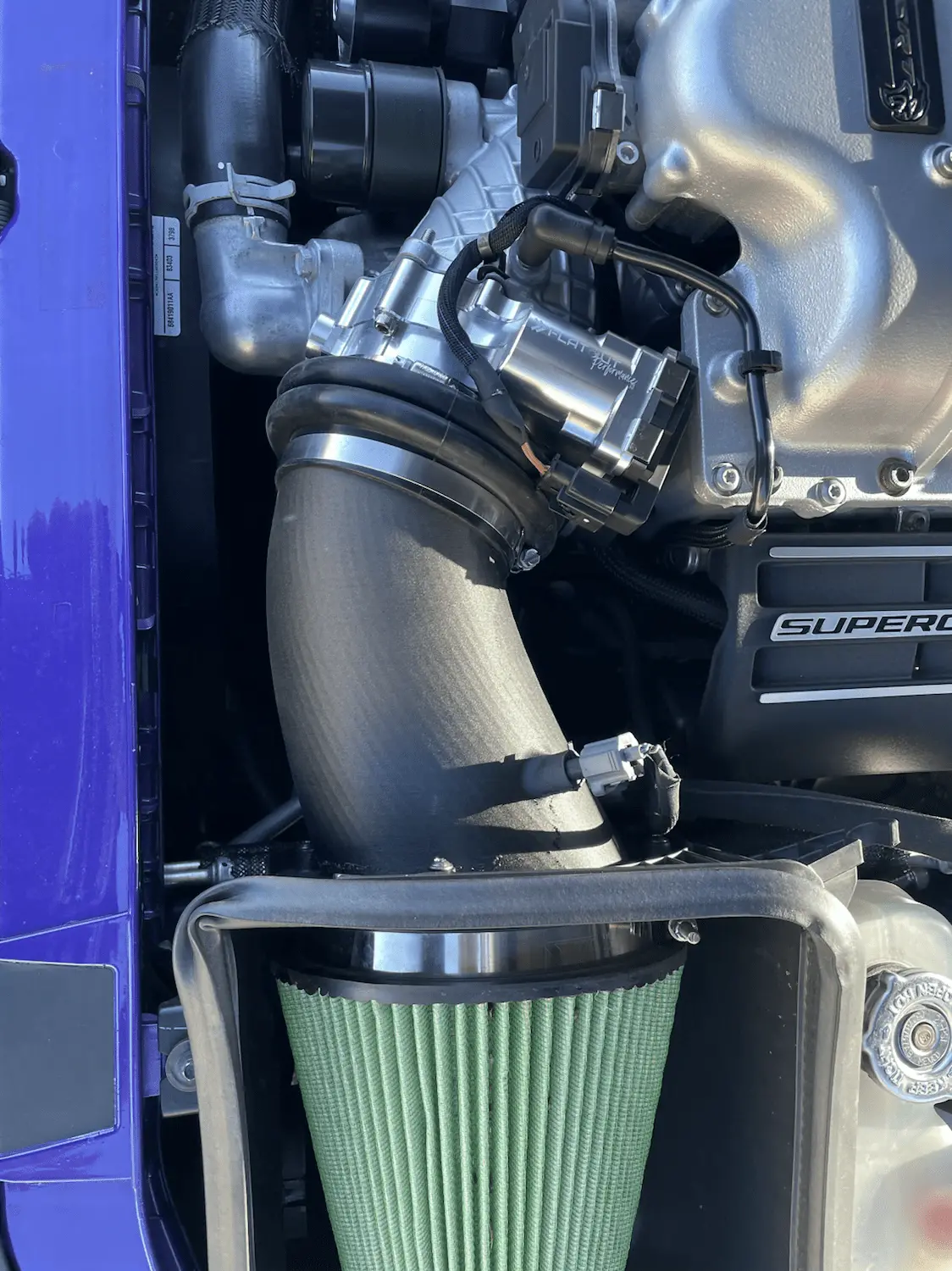 D3d One Piece 19+ Dodge Redeye Hellcat Demon Open Airbox Intake 1