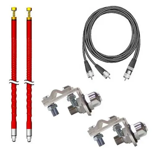Firestik Professional Dual Cb Antenna Kit 1