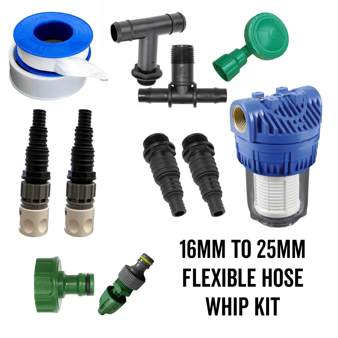Irrigation Whip Kit (16 Mm To 25 Mm) – Submersible Pump To Floraflex Drip System 1