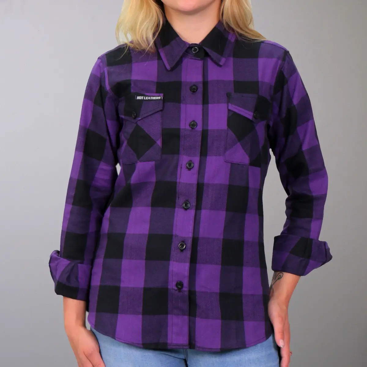 Hot Leathers Ladies Flannel 1