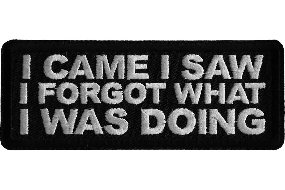 I Came I Saw I Forgot Patch 1