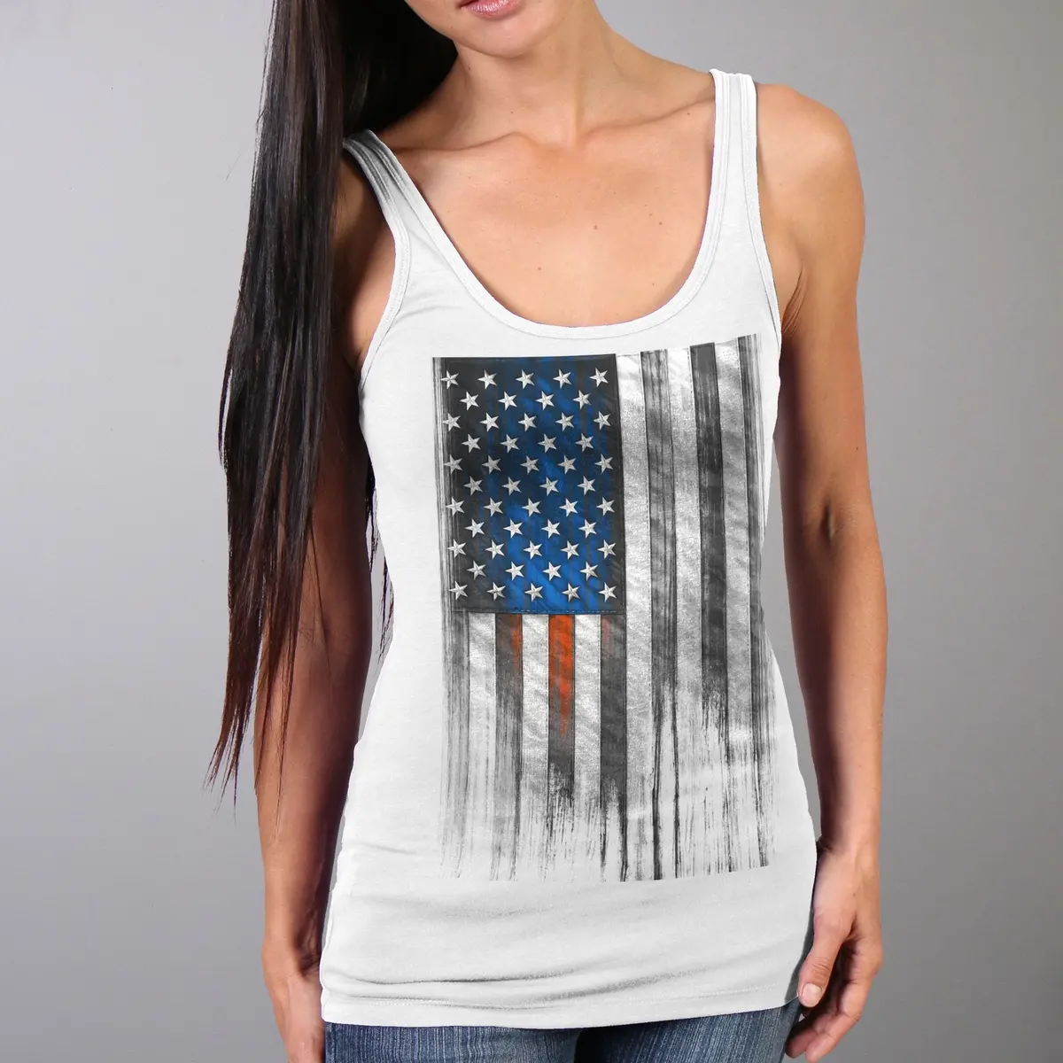 Heartbeat Flag Tank Top 1