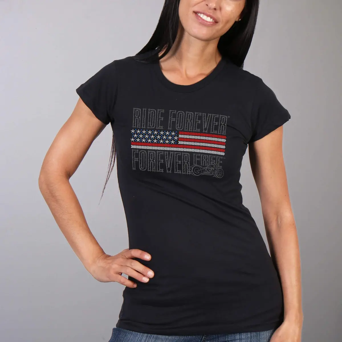 Ladies Ride Forever Free Shirt 1
